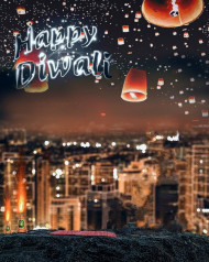 Happy Diwali Firework CB Photo Editing Background