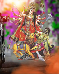 Happy Durga Pooja Background For Snapseed Editing