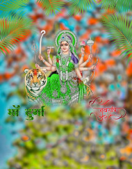 Happy Dussehra Navratri Durga Ji Editing Background for PicsArt