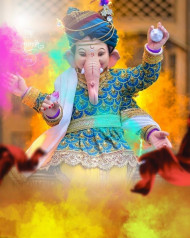 Happy Ganpati Bappa Morya Editing CB Background For Photoshop