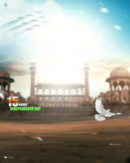 Happy Independence Day CB Red Fort Background For Picsart Photo Editing