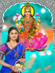 Happy Lakshmi Puja Photo Snapseed Editing Background With Girls