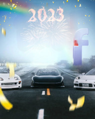 Happy Near Year 2023 Background HD For Car Editing Pic