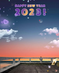 Happy New Year 2023 Background For Editing Images Hd
