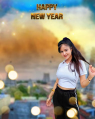 Happy New Year 2023 Editing Background With Girl