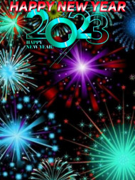 Happy New Year 2023 Editing CB Background Full HD