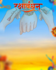 Happy Raksha Bandhan Background HD For Rakhi Picsart Photo Editing