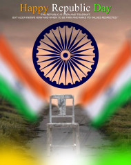 Happy Republic Day Full HD CB Background Free Download