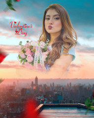 Happy Valentine's Day Background For Picsart & Photoshop With Arisafa Khan
