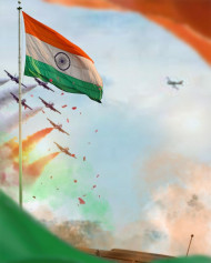 Independence Day Indian Flag Background HD For 15 August PicsArt Editing Photo