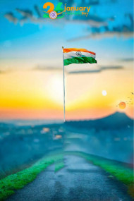 India Tiranga Happy Republic Day Background HD For PicsArt Photoshop Image