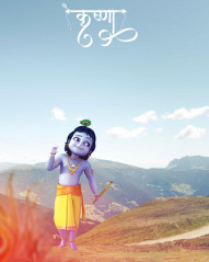 Krishna Janmashtami CB Editing Background Download HD