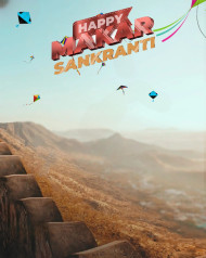 Makar Sankranti HD Background Editing CB Images