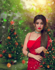 Merry Christmas CB Photo Editing Girl Background HD