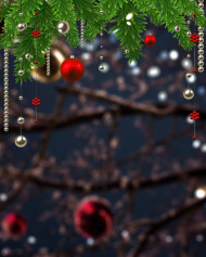 Merry Christmas Editing Tree CB PicsArt Background HD