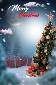 Merry Christmas HD Editing Background