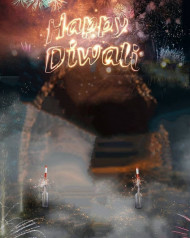 New Happy Diwali CB PicsArt Background Full HD
