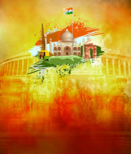Photoshop 15 August Indain Flag Photo Editing Background New