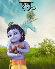 Photoshop Krishna Janmashtami Background Download