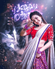 PicsArt Diwali Background With Girl For Photo Editing