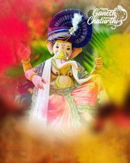 PicsArt Ganpati Bappa Morya Background HD For Photo Editing