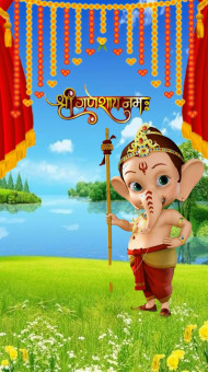 Picsart Ganpati Bappa Morya Editing CB Background HD Download