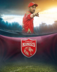 Punjab Kings IPL Editing Background For CB Picsart Full HD