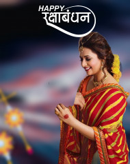 Rakshabandhan Photo Editing Background HD With Sister