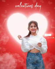 Snapseed Valentine's Day CB Background With Girls HD Pic