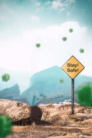 Stay Safe Coronavirus Picsart Background