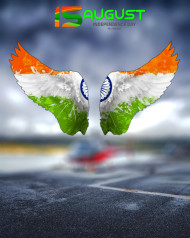 Tiranga 15 August Independence Day CB PicsArt Editing Background New